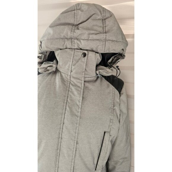 Paradox Puffer Coat with Hood Winter Warm Full Zip Front Pockets - Picture 2 of 8